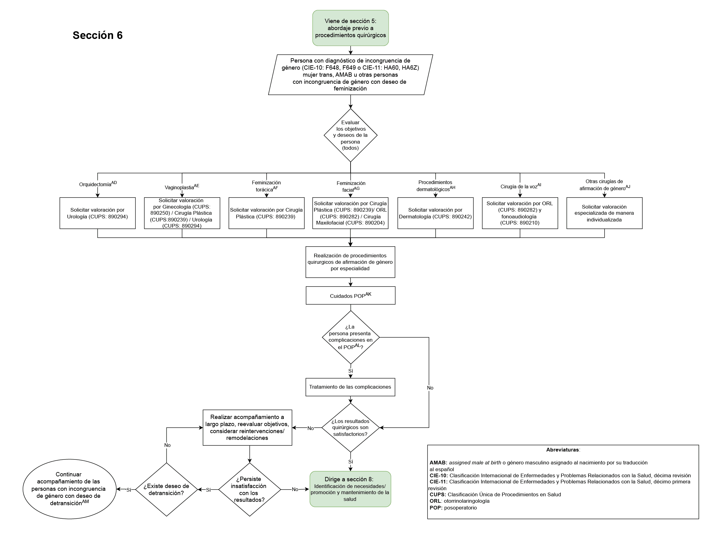 abordaje previo feminización